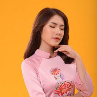 ÁO DÀI CÁCH TÂN KÈM CHÂN VÁY XẾP LY