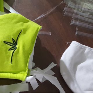 xưởng may khẩu trang vải có in logo