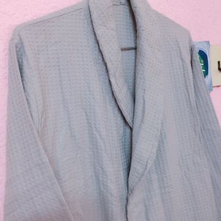 Áo choàng tắm cao cấp - xám tổ ong
