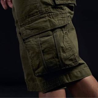 Quần shot kaki túi hộp nam