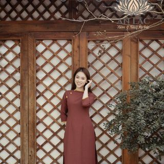 ÁO DÀI ĐI CHÙA LỤC CÚC VÀNG