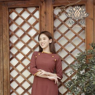 ÁO DÀI ĐI CHÙA LỤC CÚC VÀNG
