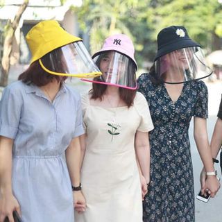 Mũ chống dịch - Mũ chống Virus - Mũ chống nắng - Mũ chống bụi