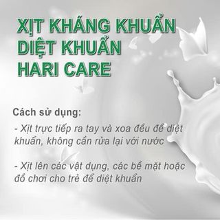 Xịt kháng khuẩn Hari