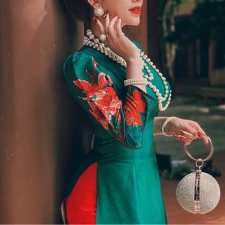 ÁO DÀI LỤA PHÁP