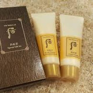Set Sữa Rửa Mặt và Tẩy Trang Whoo Vàng 80ml