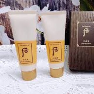 Set Sữa Rửa Mặt và Tẩy Trang Whoo Vàng 80ml