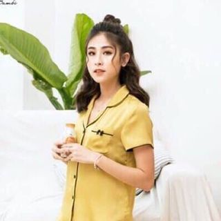 Bộ đồ ngủ Pijama vải phi lụa