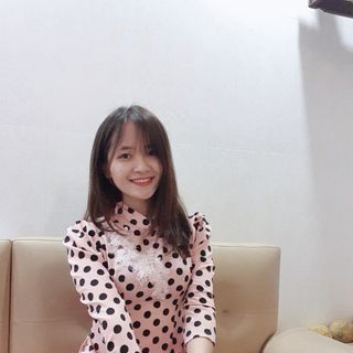 ÁO DÀI LỤA CHẤM BI TAY BỒNG