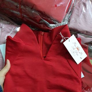 ÁO DÀI LỤA ƯỚT CỔ V CAO CẤP SANG TRỌNG - HÀNG MAY KỸ ĐẸP