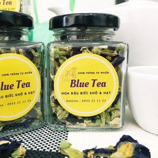 Bán Sỉ trà hoa đậu biếc Lọ 123g Ship toàn quốc