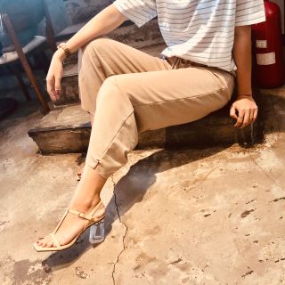 sandal gót trụ
