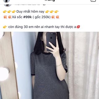 ĐẦM COTTON XUÔNG