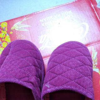 Dép vải đế dầy màu y hình free size 32k 1 đôi