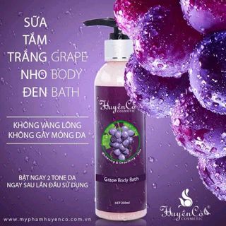 sữa tắm nho đen Huyền Cò