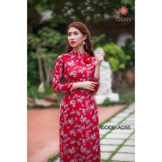 SET AD HOA NHÍ GẮN HOA LỤA