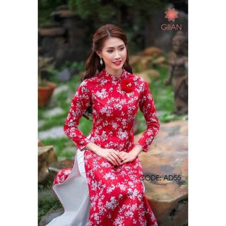 SET AD HOA NHÍ GẮN HOA LỤA