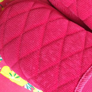 Dép vải đế dầy free size 32k 1 đôi màu đỏ