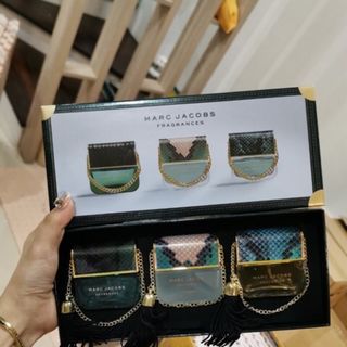 Set 3 chai nước hoa MarcJacobs túi xách