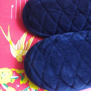 Dép vải Dép vải đế dầy free size 32k 1 đôi xanh dương