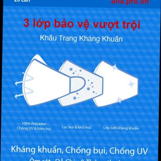 Khẩu trang vải kháng khuẩn