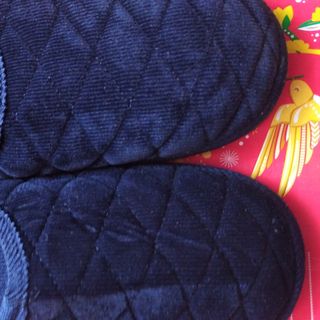 Dép vải Dép vải đế dầy free size 32k 1 đôi xanh dương