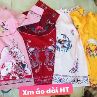 ÁO DÀI GẤM DẠNG VÁY