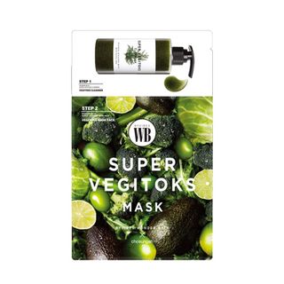 Mặt nạ thải độc rau củ Super Vegitoks Mask hộp 6 miếng