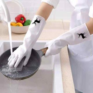 GĂNG TAY CAO SU SIÊU DAI LÀM BẾP LÀM VƯỜN SIÊU BỀN CHỌC KHÔNG THỦNG CẮT KO ĐỨT
