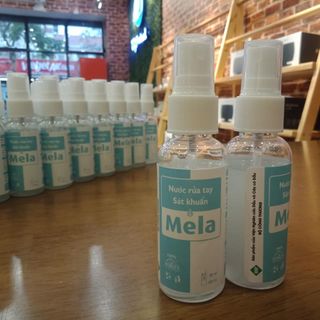 Nước rửa tay khô Mela 50ml - SP của Viện nghiên cứu dầu và cây có dầu IOOP