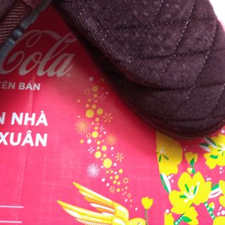 Dép vải đế dầy free size 32k 1 đôi màu nâu