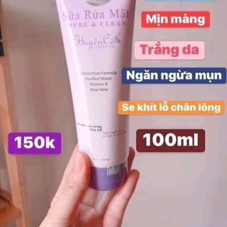sữa rửa mặt huyền cò
