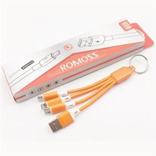 Cáp sạc Romoss móc khóa 4 đầu Full box giá sỉ​ giá bán buôn