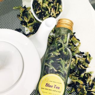Bán sỉ trà hoa đậu biếc Blue Tea chai 261g ship toàn quốc
