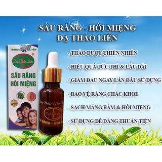 TINH DẦU TRỊ SÂU RĂNG HÔI MIỆNG DẠ THẢO LIÊN giá sỉ