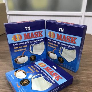 4D Mask Khẩu Trang Swagger 2 Lớp Vải Kháng Khuẩn giá sỉ​ giá bán buôn
