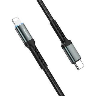 Dây cáp sạc nhanh truyền dữ liệu BU22 Borofone cổng Lightning 12m