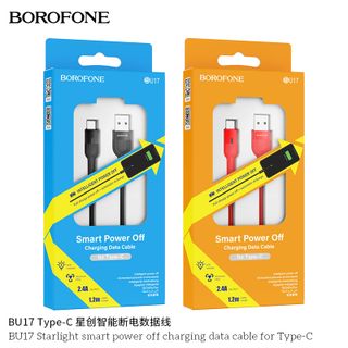 Dây cáp sạc tự ngắt BU17 Borofone cổng Type-C 12m