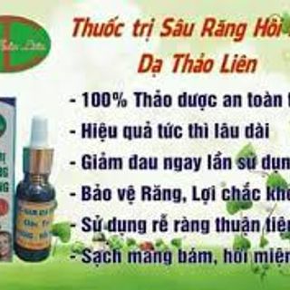 TINH DẦU TRỊ SÂU RĂNG HÔI MIỆNG DẠ THẢO LIÊN