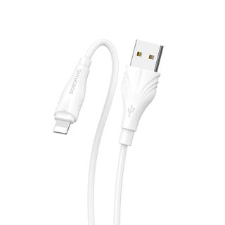 Dây cáp sạc truyền dữ liệu BX18 Borofone cổng Lightning 1m
