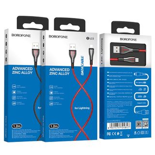 Dây cáp sạc truyền dữ liệu BU23 Borofone cổng Lightning 12m