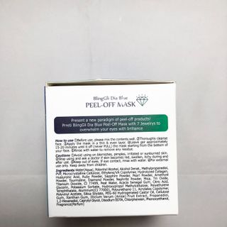 Mặt nạ lột dưỡng da Kim Cương Bling Gli Peel Off Mask Prreti