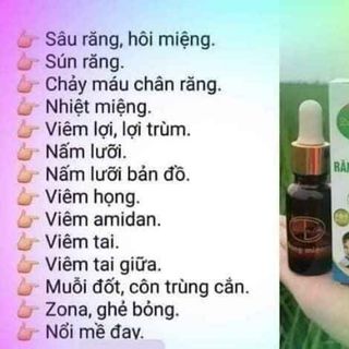 TINH DẦU TRỊ SÂU RĂNG HÔI MIỆNG DẠ THẢO LIÊN