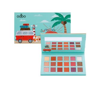 Phấn Mắt 18 ô Odbo Sundown Color Eyeshadow Palette OD243