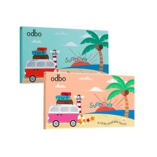 Phấn Mắt 18 ô Odbo Sundown Color Eyeshadow Palette OD243