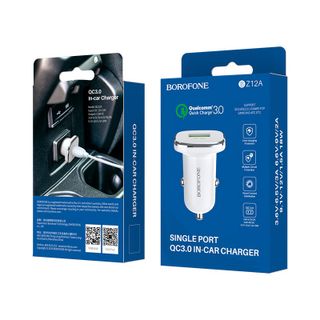 Sạc Xe Hơi Borofone BZ12A QC30 BZ-12A - 1 Cổng USB