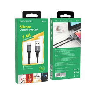 Dây cáp sạc truyền dữ liệu BU24 Borofone cổng Lightning 12m