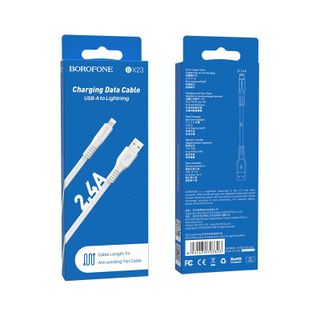 Dây cáp sạc truyền dữ liệu BX23 Borofone cổng Lightning 1m