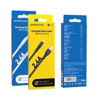 Dây cáp sạc truyền dữ liệu BX23 Borofone cổng Lightning 1m