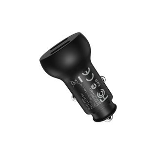 Sạc Xe Hơi Borofone BZ9A BZ-9A - 2 Cổng USB màn hình LCD hiển thị điện áp ắc quy xe dòng sạc điện áp sạc
